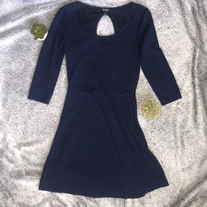 BeBop Navy Fit & Flare Dress SIZE S